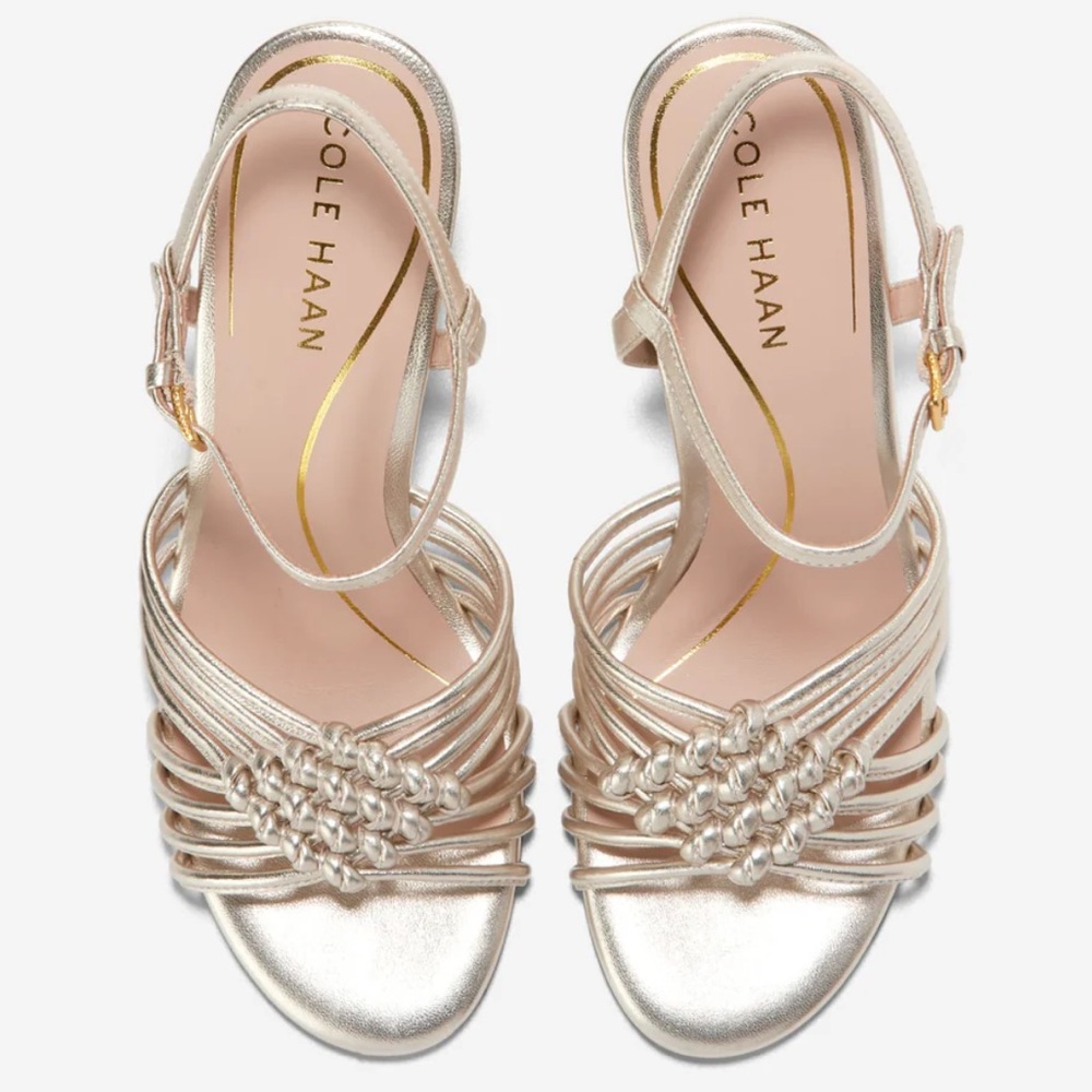 Cole Haan Wedge Premium Leather Women’s Sandals  - Size: 8B - Picture 2 of 15